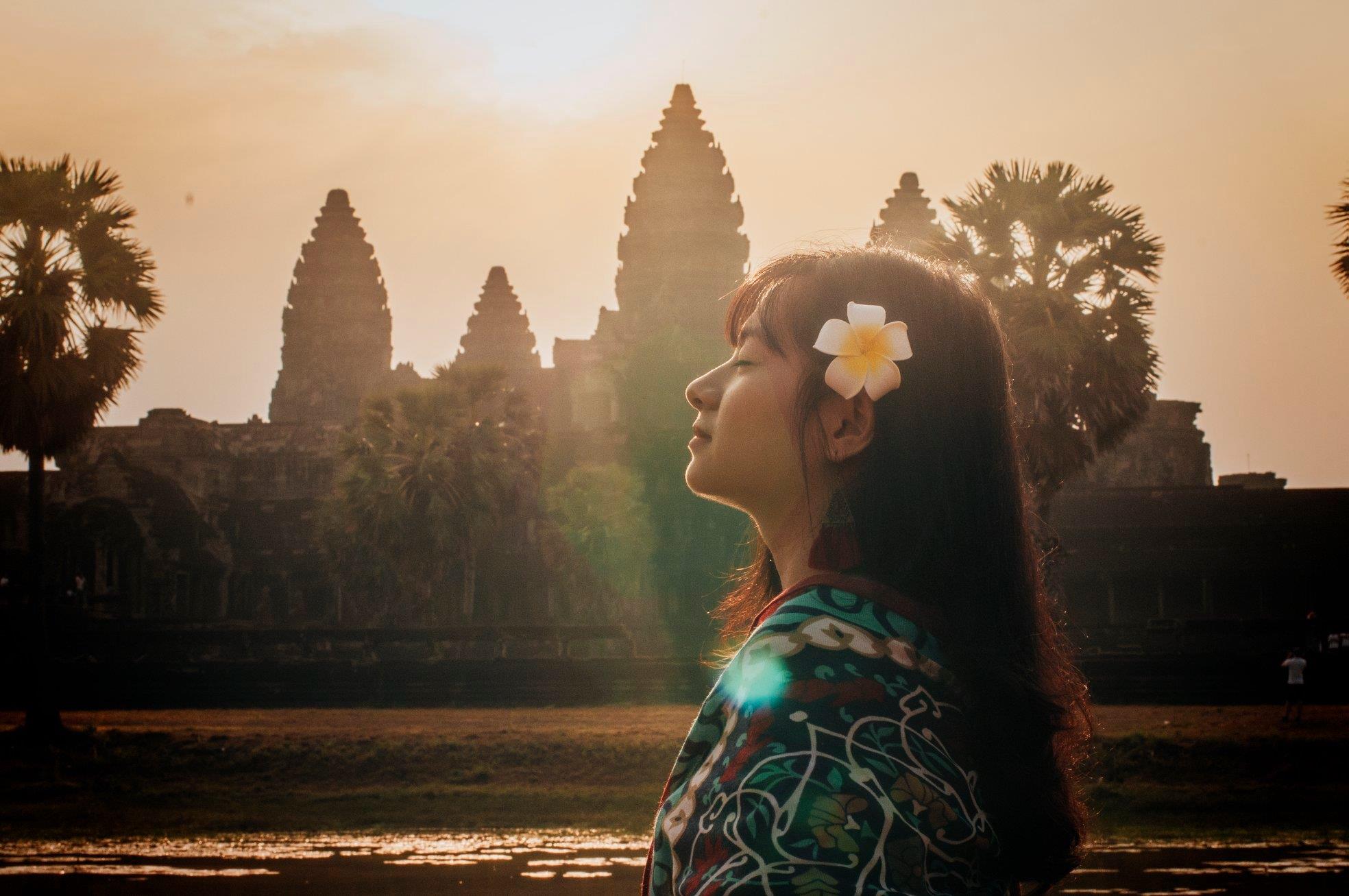 Bức ảnh thương hiệu “Bình minh Angkor