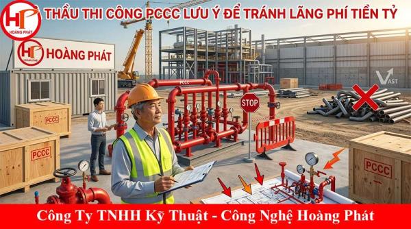 Nhà thầu thi công pccc lưu ý để tránh lãng phí tiền tỷ
