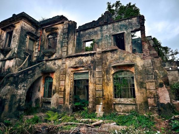 Đây là dấu tích còn lại của ngôi nhà cổ của cụ Vũ Ngọc Kỳ