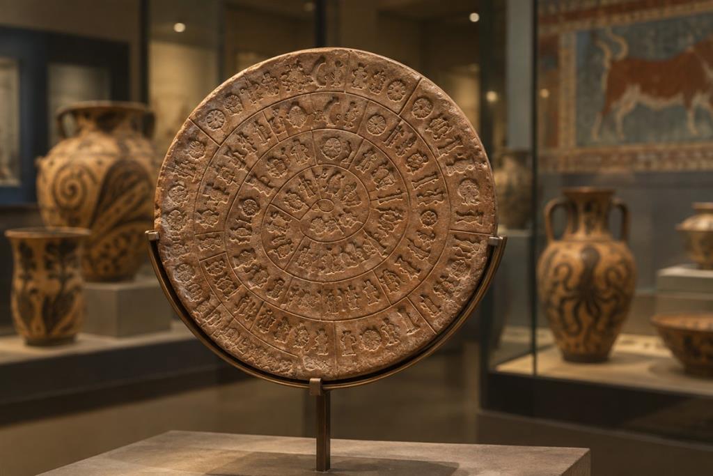 Đĩa Phaistos và 241 ký hiệu bí ẩn của nền văn minh Minoan