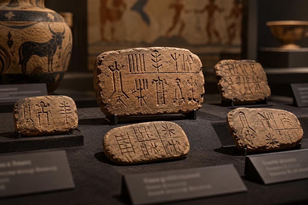 Linear A: chữ viết thất truyền trên đảo Crete