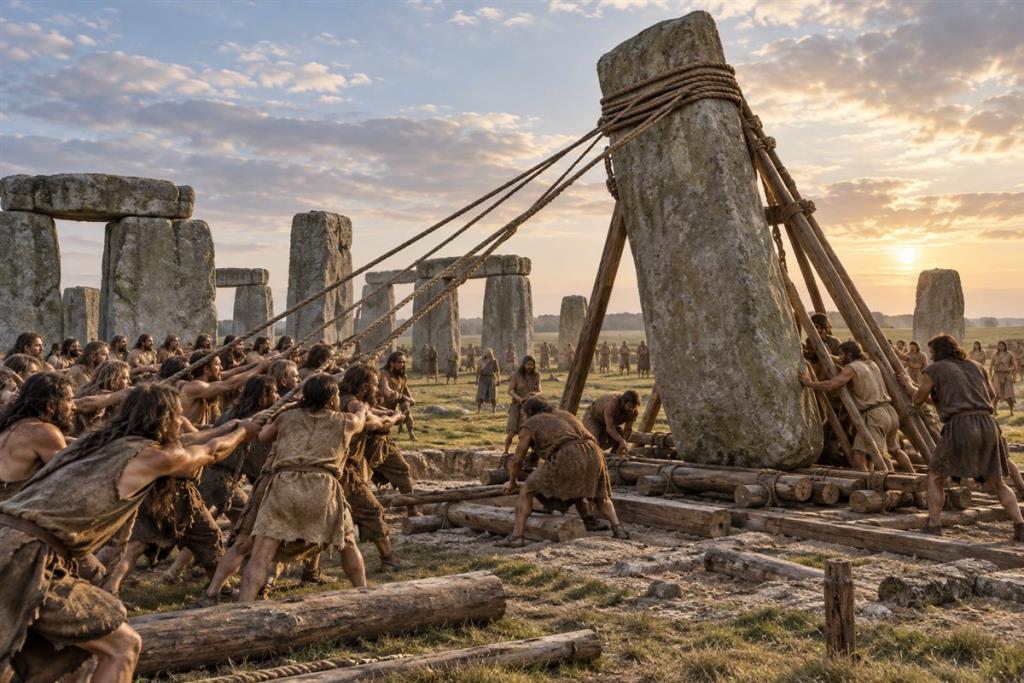 Stonehenge: người thời đồ đá vận chuyển và dựng những khối đá ra sao?