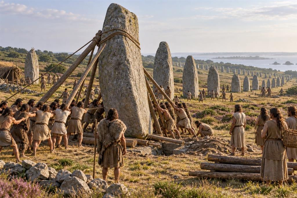 Hàng đá Carnac: vì sao người Neolithic dựng hàng nghìn menhir?