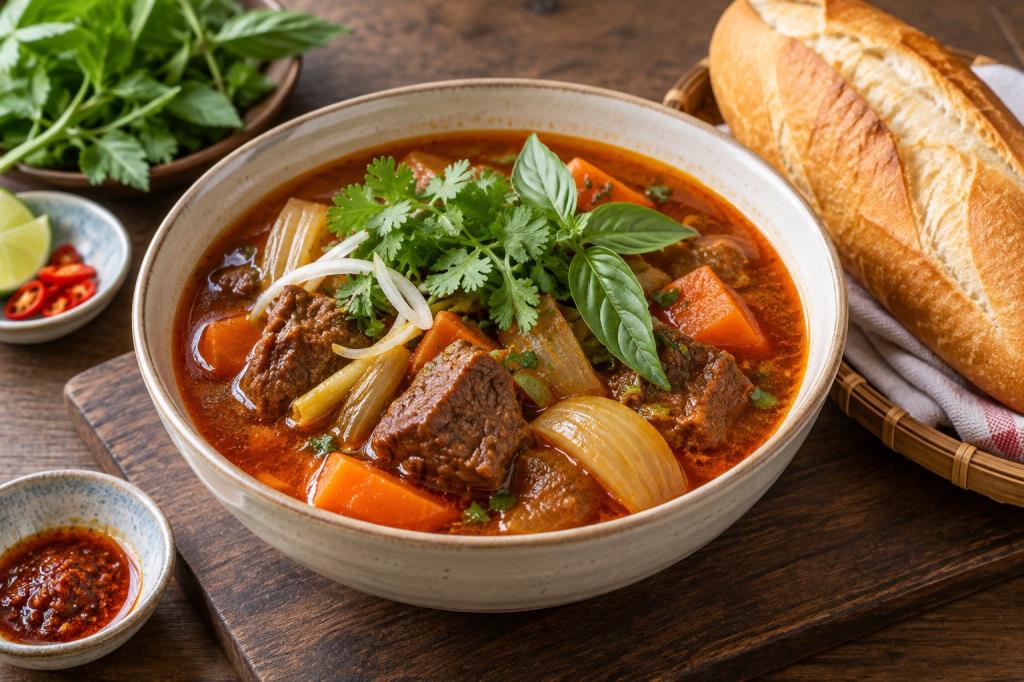 Cách nấu bò kho mềm thơm, nước sánh trong và đậm vị
