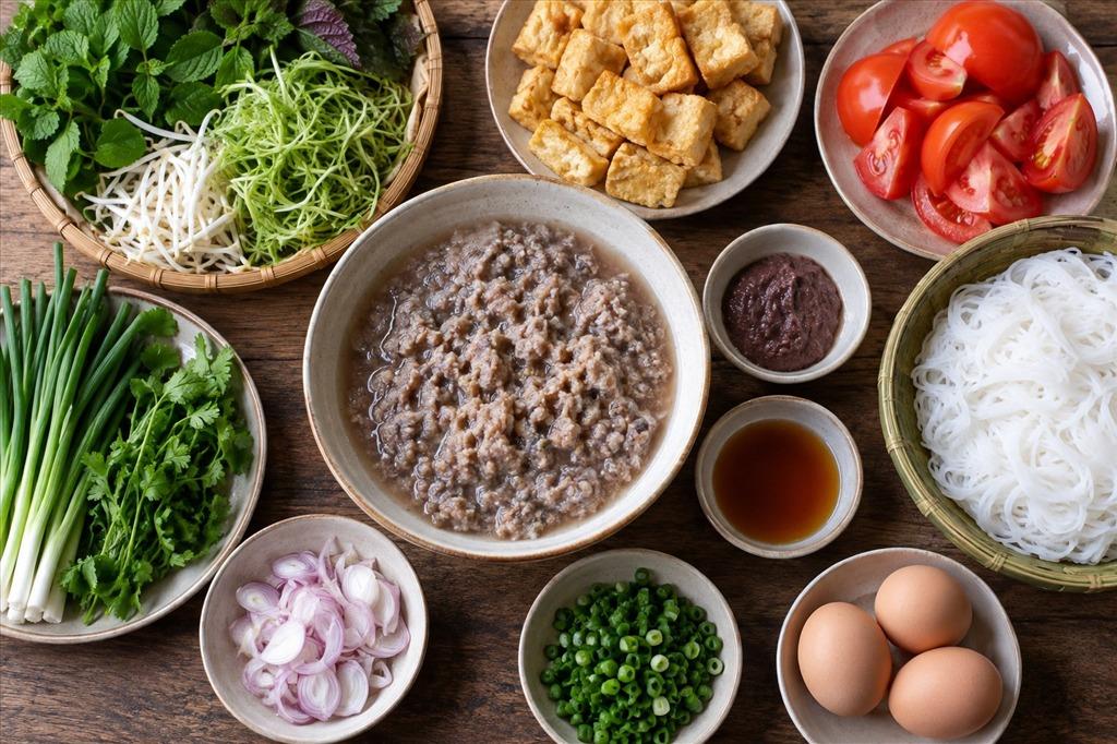 Cách nấu bún riêu cua đồng thơm ngon, riêu nổi thành mảng và nước trong