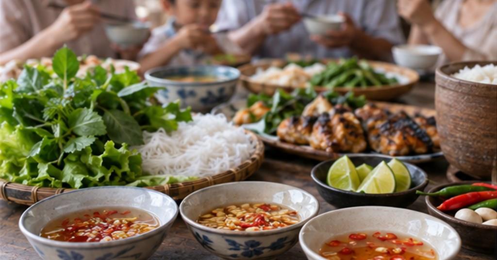 Nước mắm trên mâm cơm ba miền: khác nhau từ cách pha đến món ăn kèm