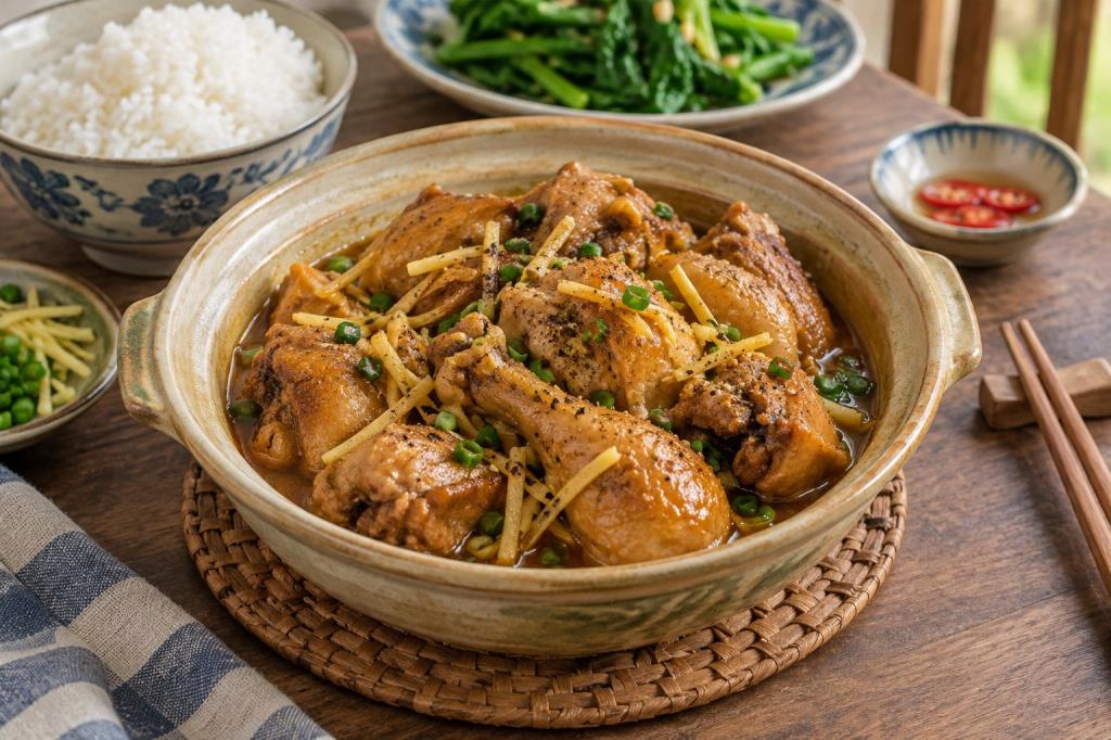 Cách làm gà kho gừng thơm ấm, thịt mềm và da không bị nát