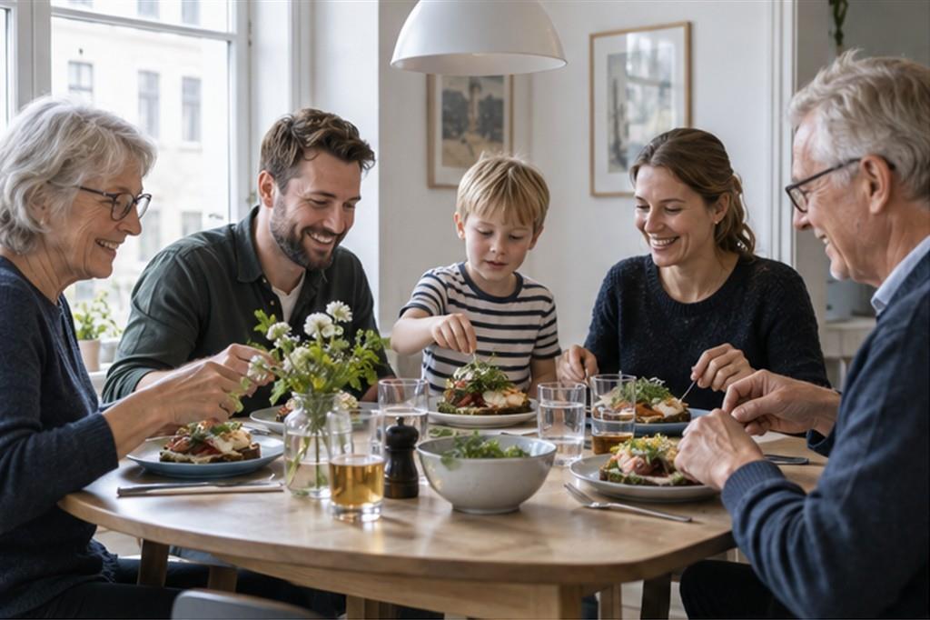 Smørrebrød Đan Mạch: lát bánh mì mở và nghệ thuật sắp một bữa trưa