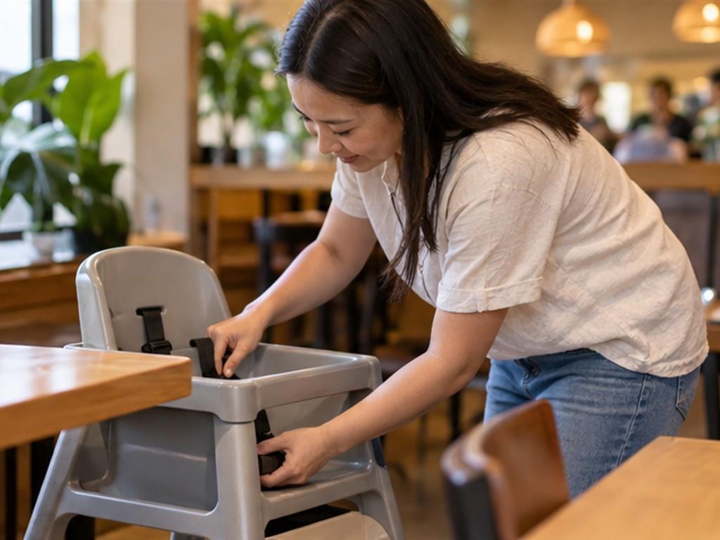 Khoảng cách bàn và lối đi quyết định sự an toàn khi phục vụ món nóng.