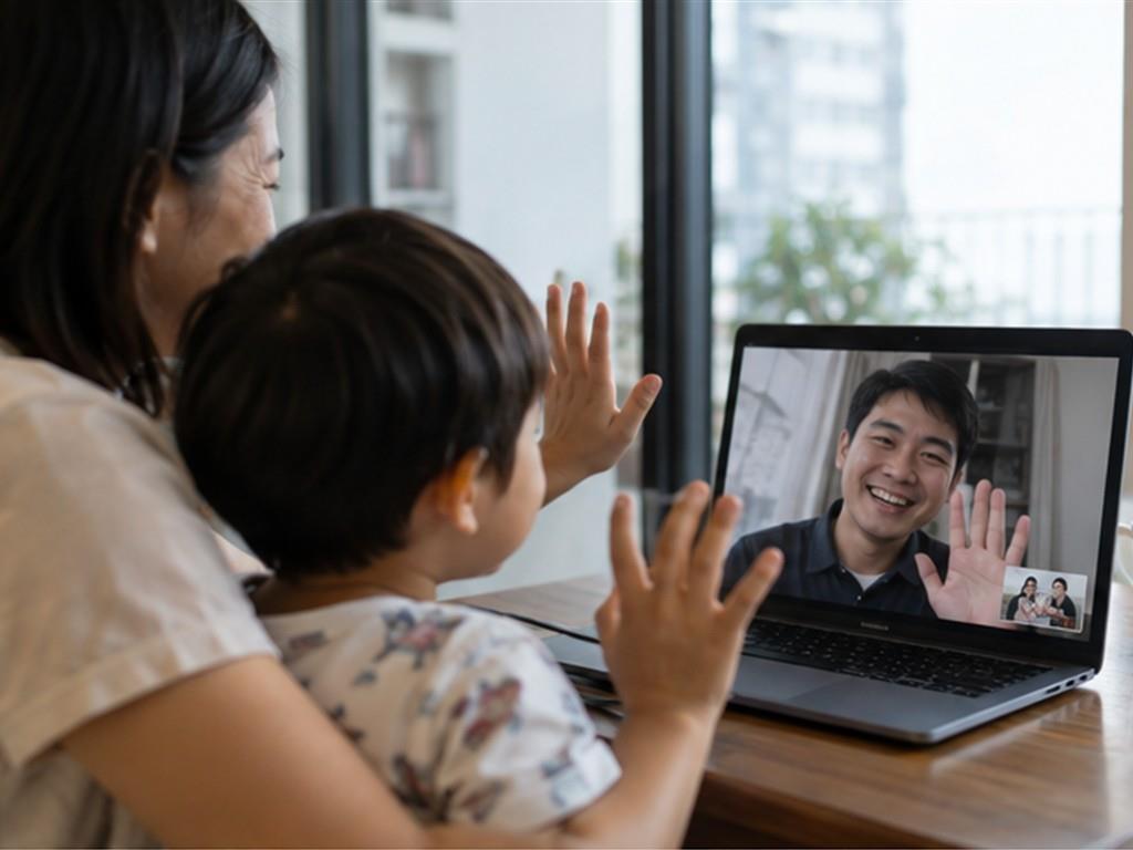Một cuộc gọi ngắn nhưng đều đặn giúp người ở xa vẫn có mặt trong nhịp gia đình.