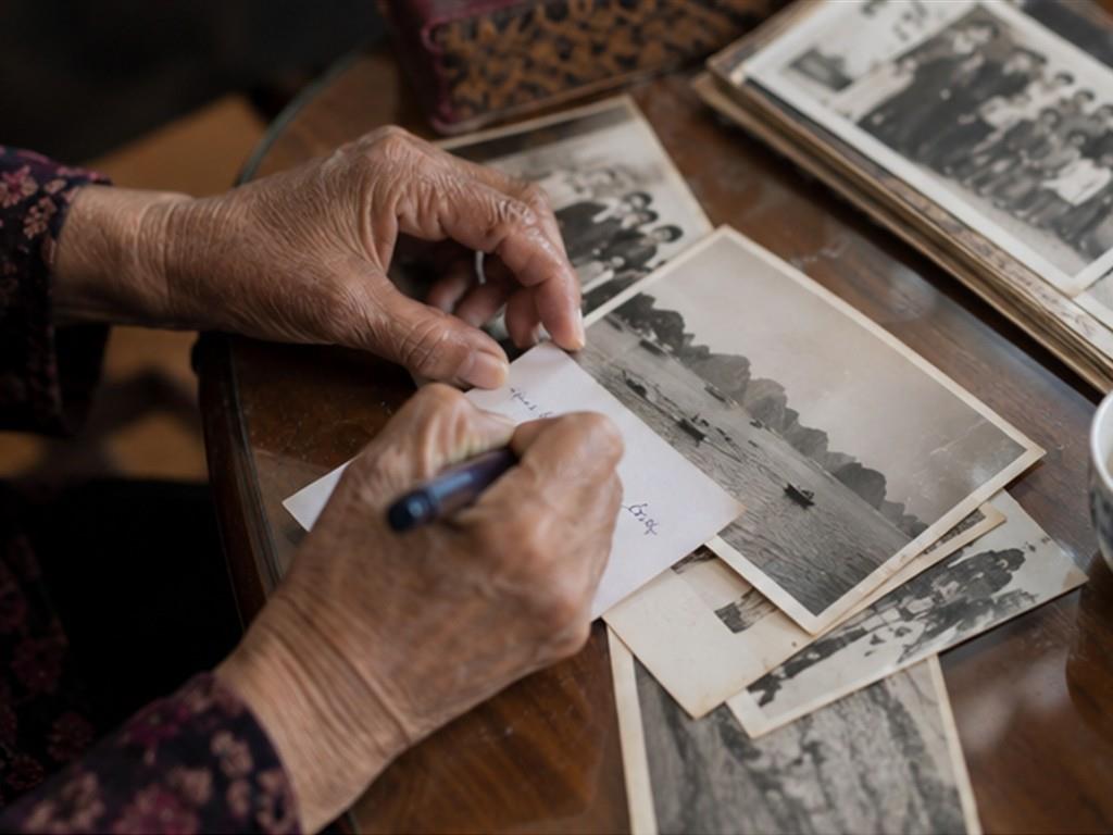 An old photograph means more once the names and the story behind it are written down.