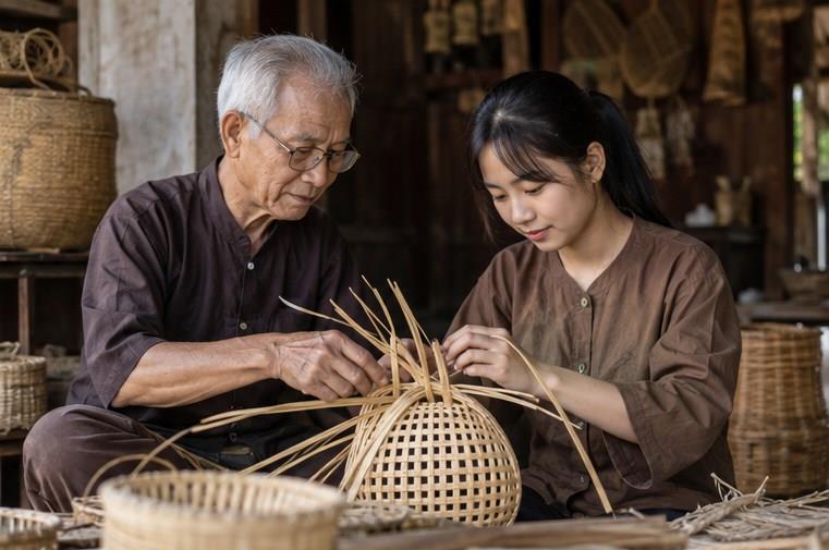 Người trẻ chăm sóc một không gian tưởng niệm