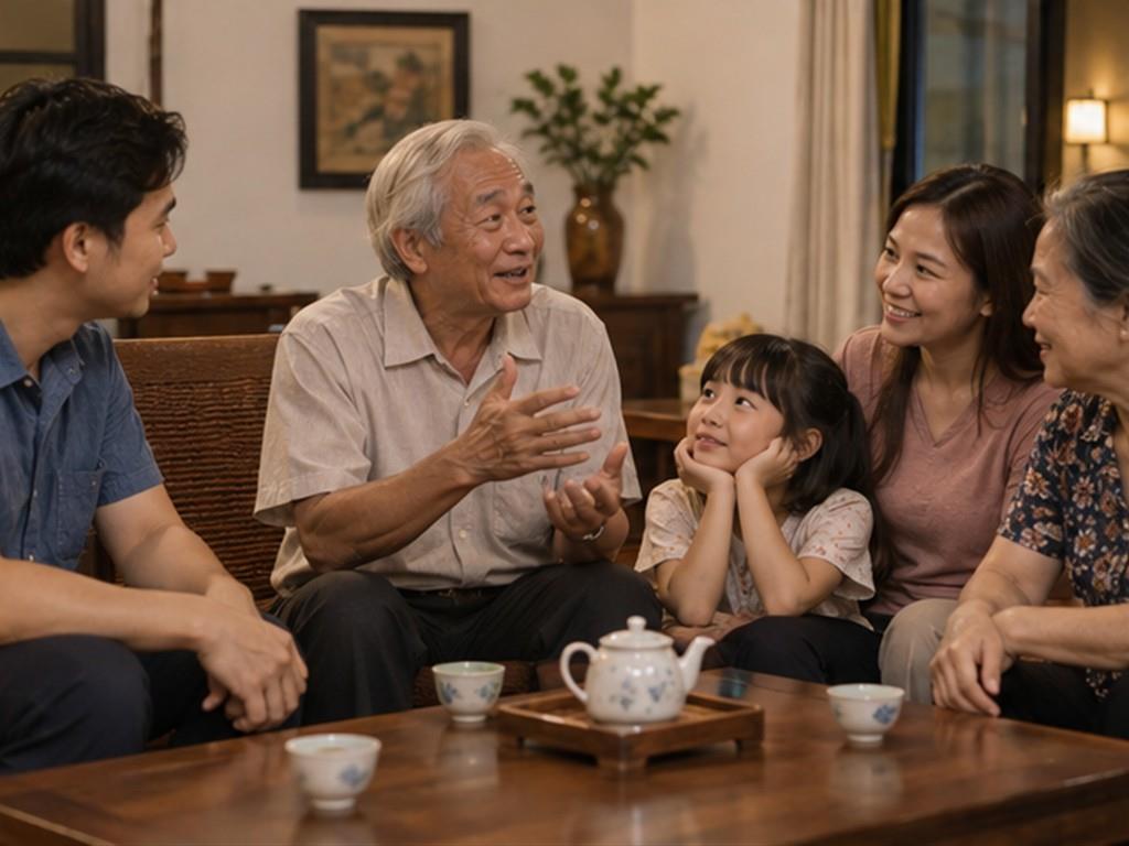 Hỏi trước khi gắp hoặc múc thêm là cách tôn trọng lựa chọn của người lớn tuổi.