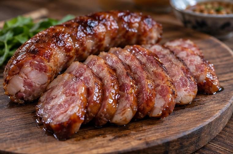 Khâu nhồi lạp xưởng bằng tay