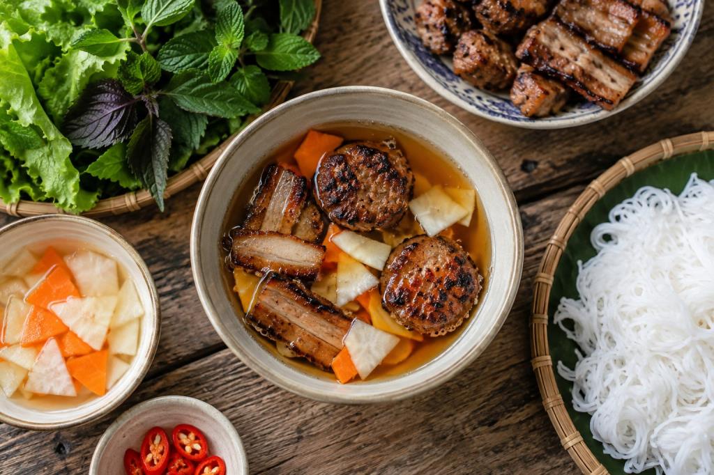 Bát nước chấm bún chả