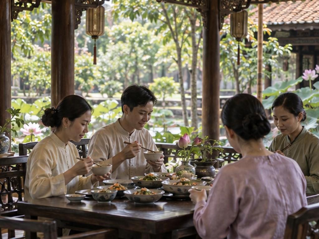 清淡的素餐，仍需在汤菜、青菜与植物蛋白之间取得平衡。