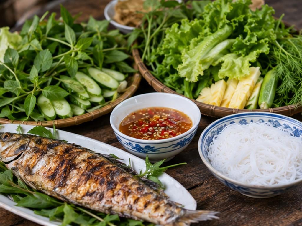 Món chính, rau và nước chấm phải được nhìn như một cấu trúc chung.