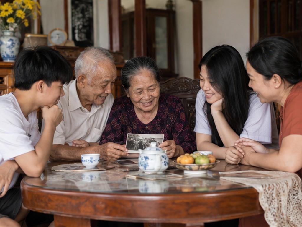 A gathering turns memory into something the whole family shares.