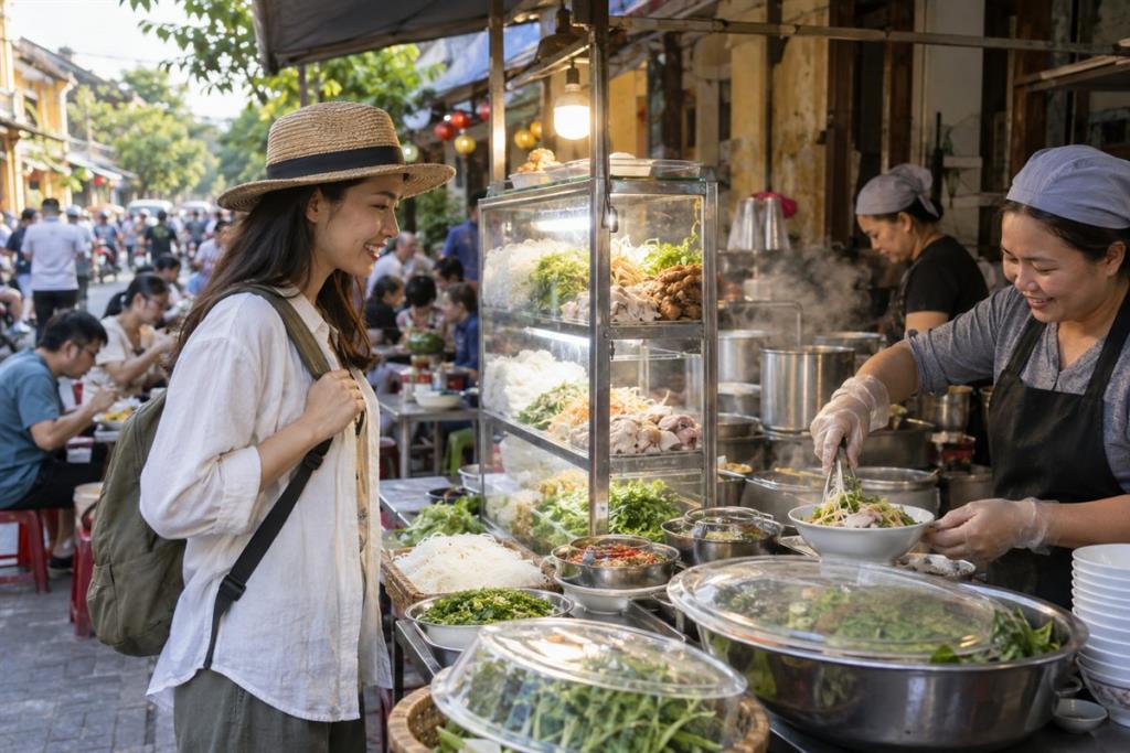 Chọn quán ăn địa phương ngon và giảm rủi ro đau bụng