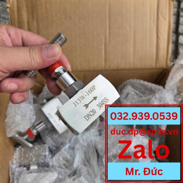van kim inox, van kim thủy lực inox, van thủy lực inox, J13W-160P