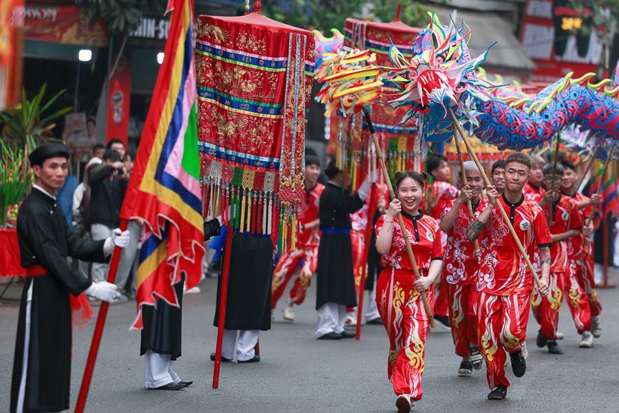 RỘN RÀNG LỄ HỘI LÀNG TRIỀU KHÚC TẠI HÀ NỘI